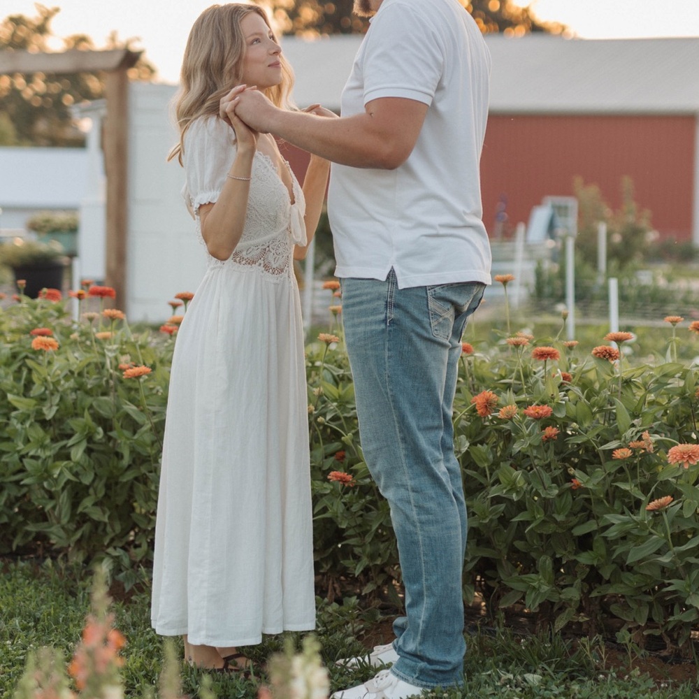 Free People White Maxi Dress